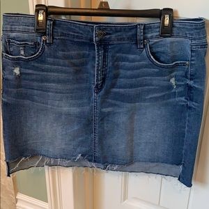 True Craft denim mini, excellent condition